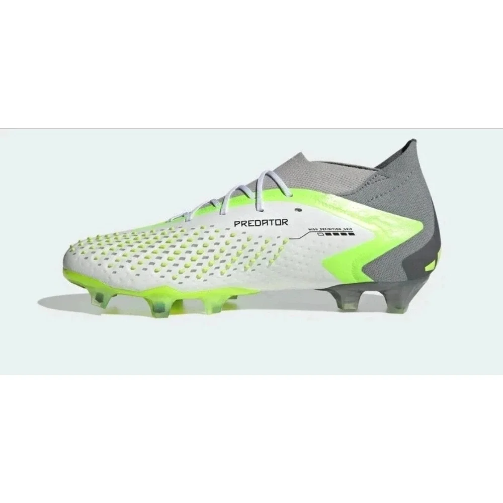 adidas Predator .1 FG Soccer‎ Cleats White Green Black GZ0035 Size M6.5/ W7.5
